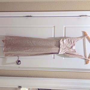 Esther Luxe Poppy Dress - Champagne (Size US 2, XS, AU 6)